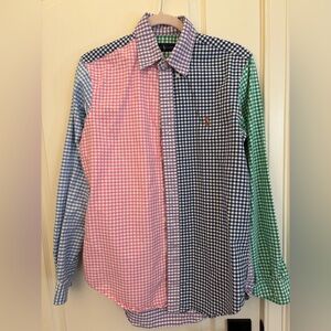 Ralph Lauren Multicolor Gingham Button-Down Shirt